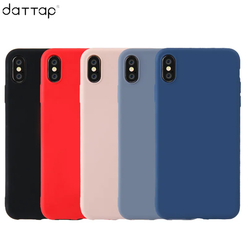 Original Soft Silicone Case for iPhone 7 8 6 s 6s Plus Phone Xs Max Xr X 6plus 7plus 8plus TPU Back Cover Fundas |