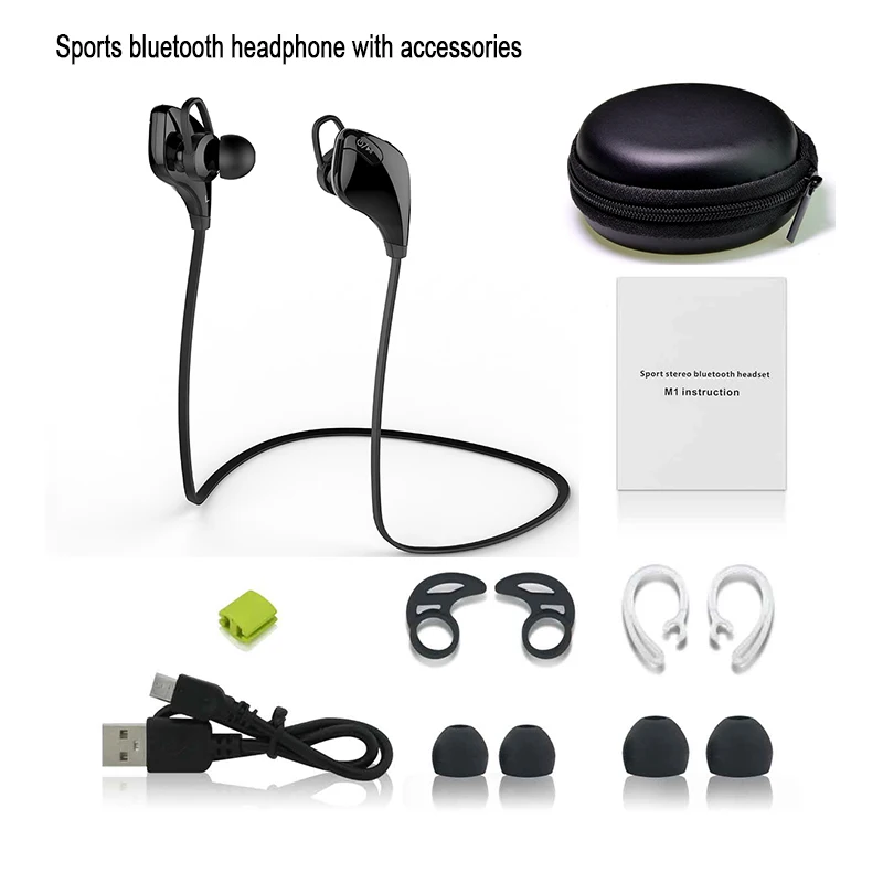 BONWAYE беспроводные Bluetooth наушники для телефона спортивные Blutooth CSR V4.2 iPhone Samsung
