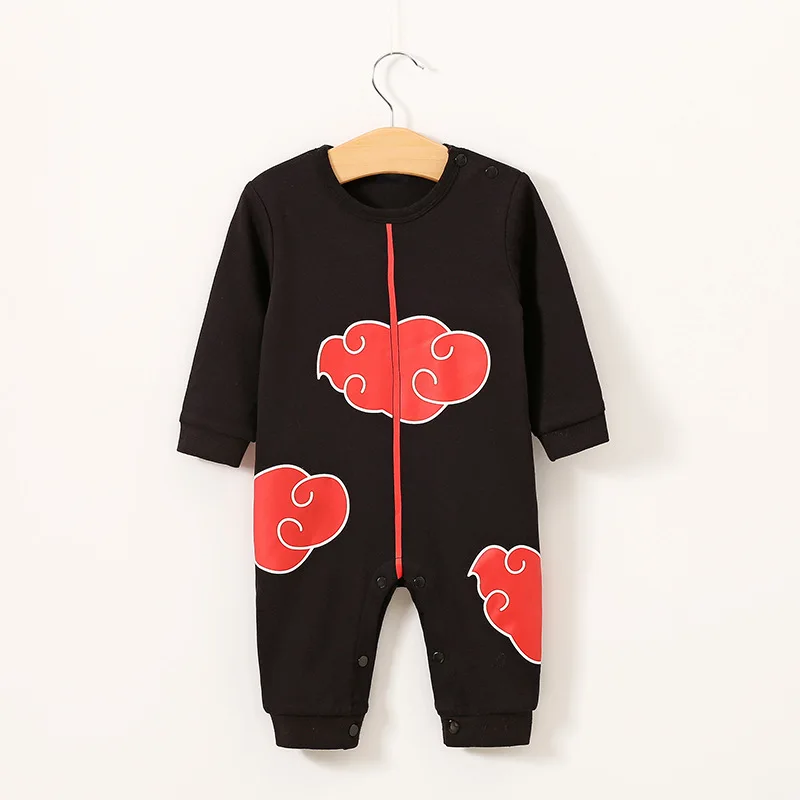 Long Sleeve Cloud Хлопковый комбинезон для новорожденных; Детский комбинезон с героями мультфильмов; сезон лето-осень; серия аниме; комбинезон с длинными рукавами для малышей; одежда с принтом пирата; Bebe - Цвет: Long Sleeve Cloud