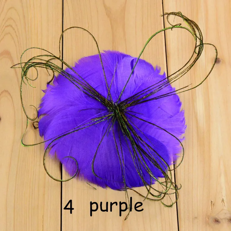 Ободок с перьями павлина для новорожденных 3 9 дюйма 20 шт./лот|feather bait|feather knitfeather plume