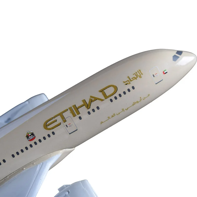 20 см Etihad модель самолета B787 ремесла сплава Boeing 787 авиакомпании самолет авиация сувенир для взрослых и детей подарок на день рождения игрушки