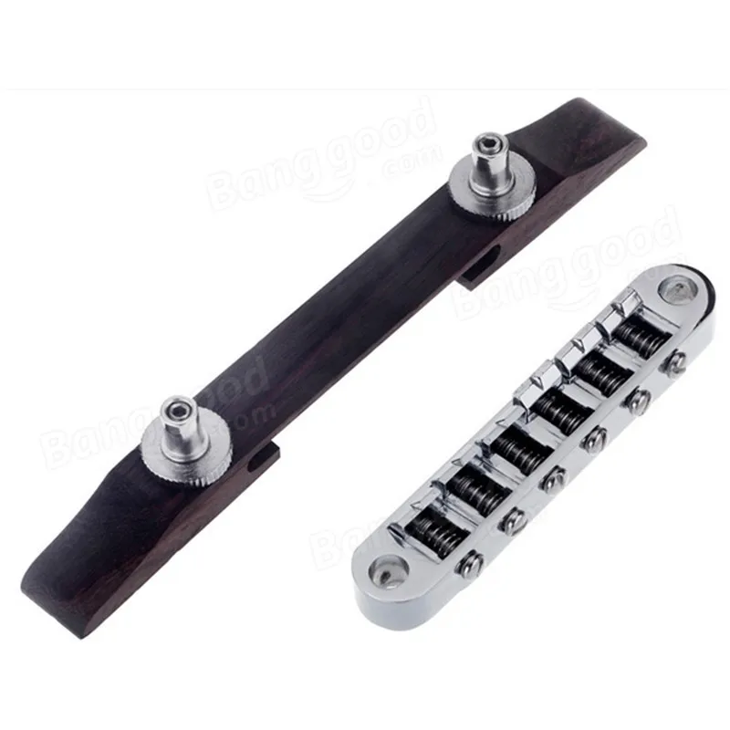 Zebra 6 струн хромированный гитарный мост роликовое седло металлическая гитара из