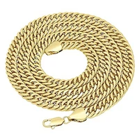 heavy chain yellow gold filled chunky mens curb necklace solid accessories 60cm