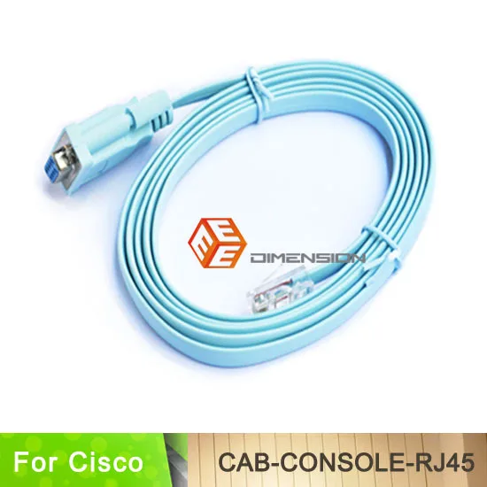 Сетевой маршрутизатор длиной 6 футов кабель CAB-CONSOLE-RJ45 RS232 DB9 к RJ45 для