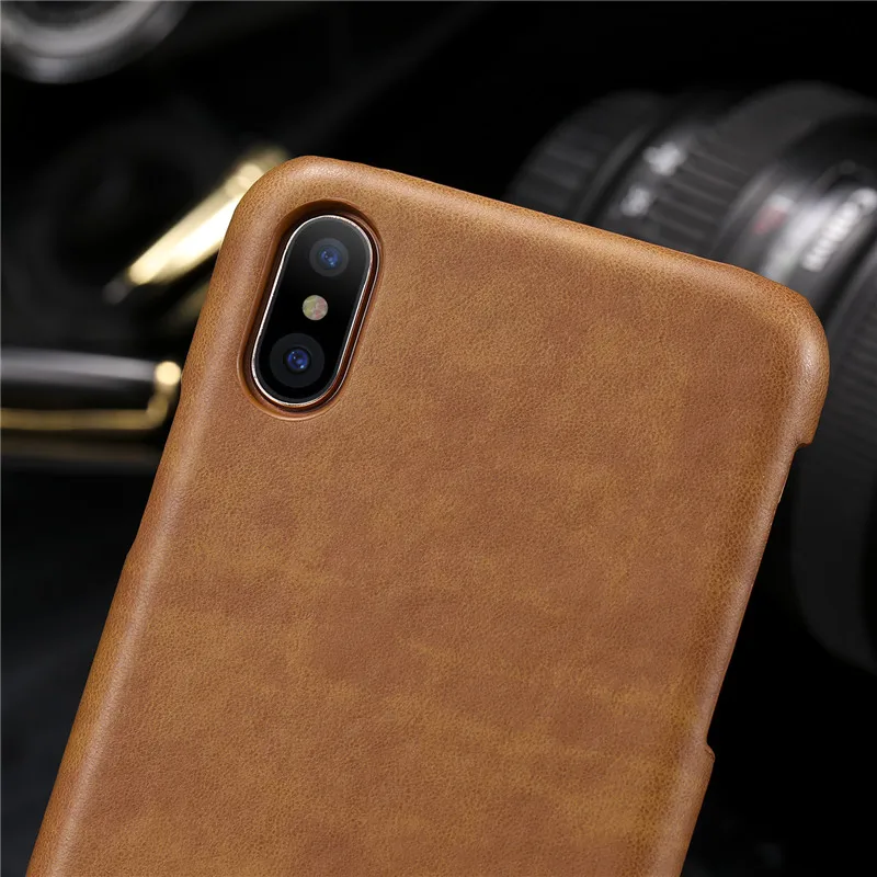Чехол из воловьей кожи Tikitaka для iPhone 10, 8 Plus, Ретро стиль, цельный противоударный чехол для iPhone 7 Plus, 8, 6, 6 S Plus, оболочка