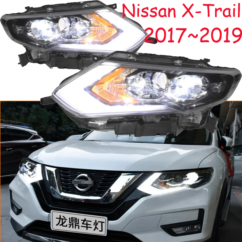 Светодиодный ные 2017 ~ 2019 автомобильный Стайлинг для nissan X Trail фасветильник Rogue trail