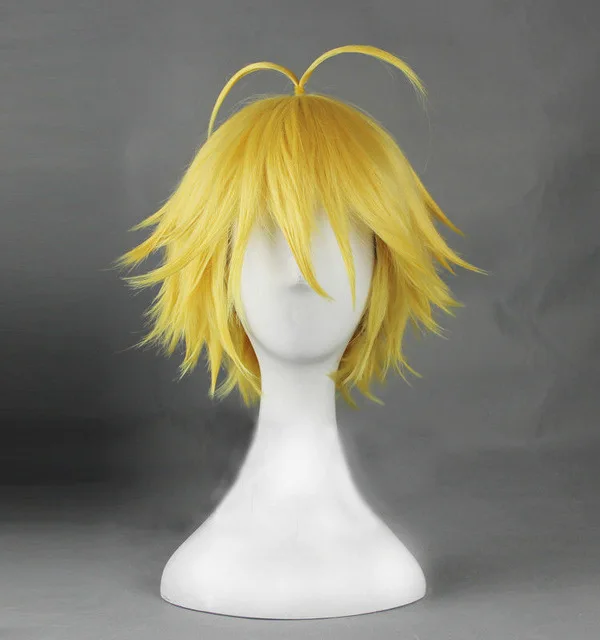 6 шт. аниме «Семь мертвых грехов nanatsu no taizai Dragon's Sin of Wrath Meliodas», косплей костюм, полный комплект униформы и париков