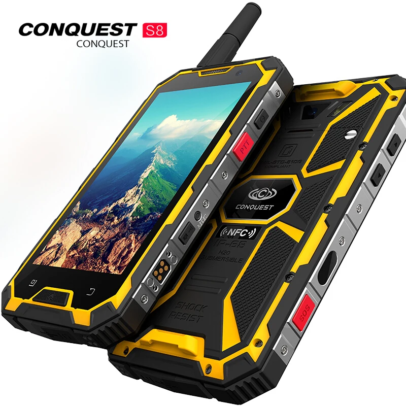 Шам S8 прочный телефон 2018 Edition 4G gps NFC сканер отпечатков пальцев ИК android 6 0