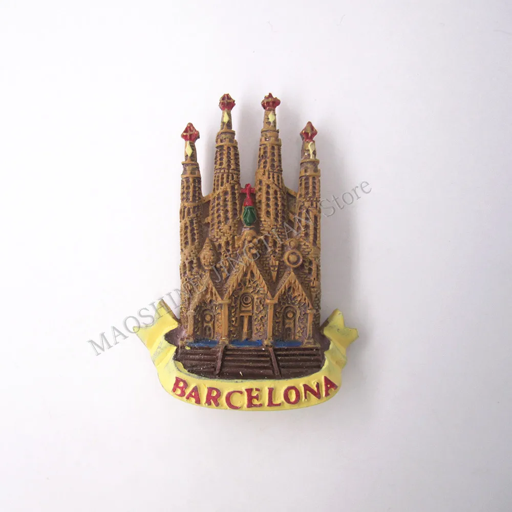 Туристические сувениры Испания магнит на холодильник Барселона святая семья Casa