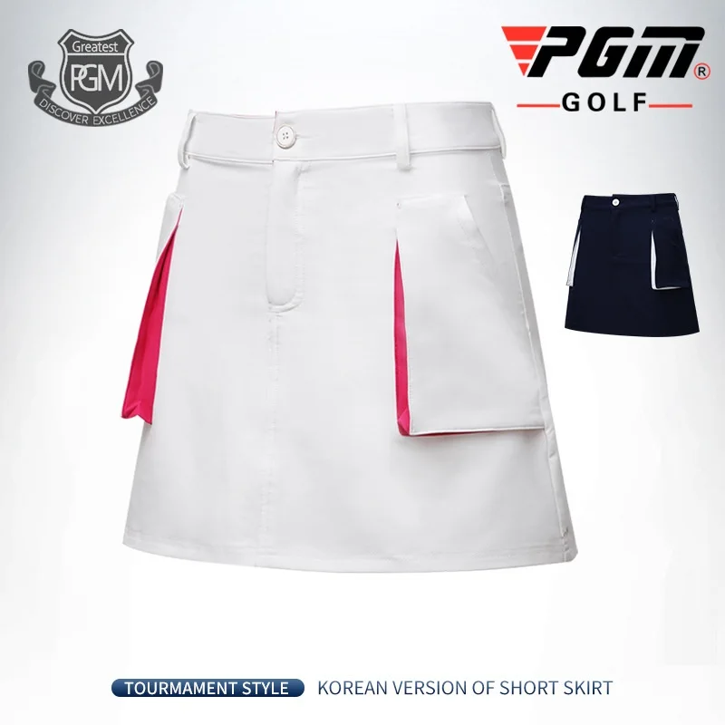 Pgm Golf Женская юбка с высокой талией спортивные короткие юбки для тенниса фитнеса