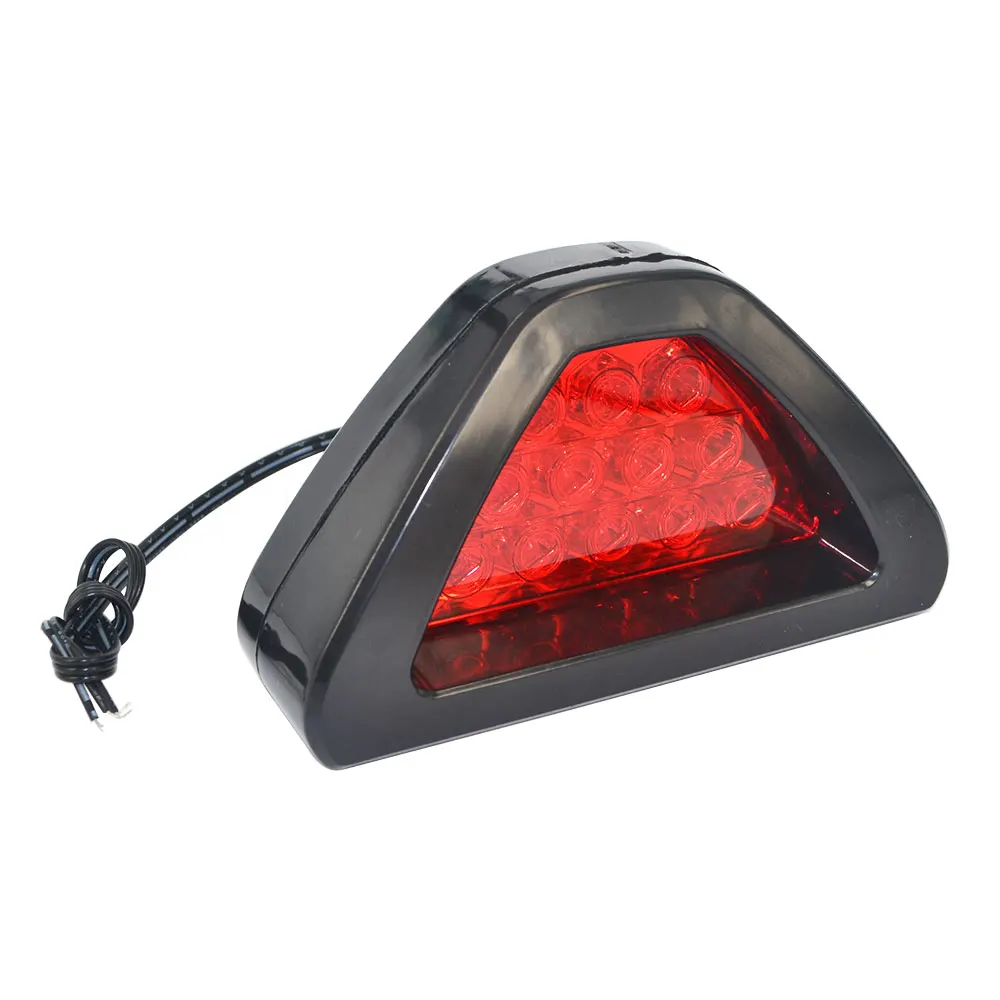 Universal 12V Led Brake Stop Light Triangle 12 LED Car Rear Tail Reverse Safety Strobe Lamp Fog light Warning lamp | Автомобили и