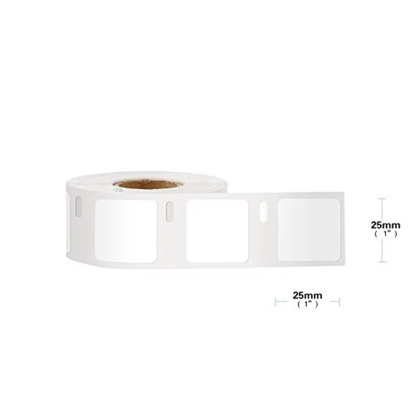 4 x рулона Dymo 30332 Dymo30332 совместимые квадратные термоэтикетки 25 мм 1*1 дюймов|Ленты