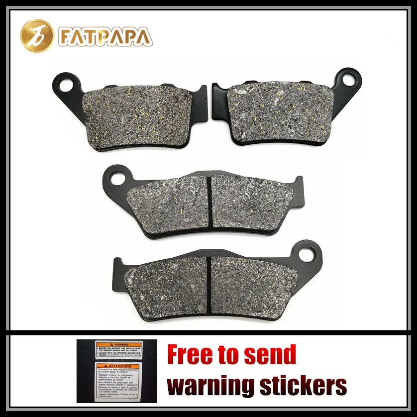 

Motorcycle Accessories F + R Disc Brake Pads Set Fit For KTM 200 EXC/EGS EXC EGS200 1999 2000 2001 2002 1998-2003