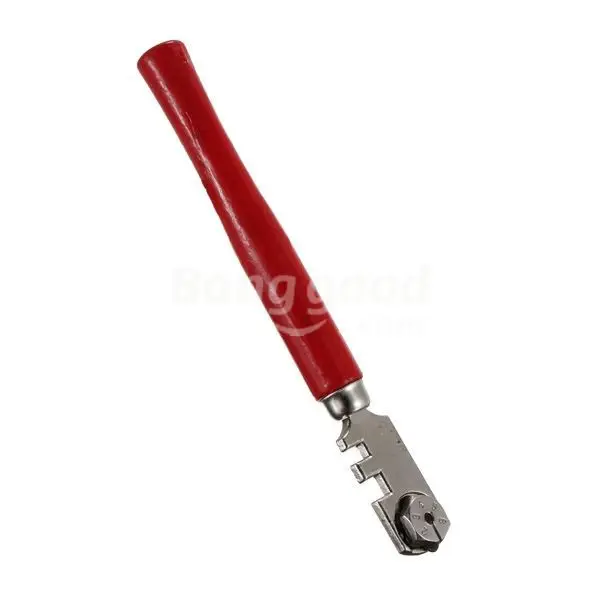 Hot Deal 130mm Silberschnitt 6 Wheel Diamond Tripped Glasschneider Tool |