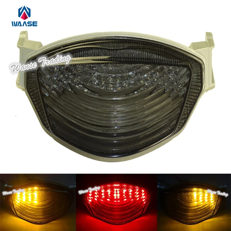 

waase E-Marked Rear Tail Brake Turn Signals Integrated Led Light Smoke For 2005-2006 SUZUKI GSXR1000 GSXR GSX-R 1000 K5 K6