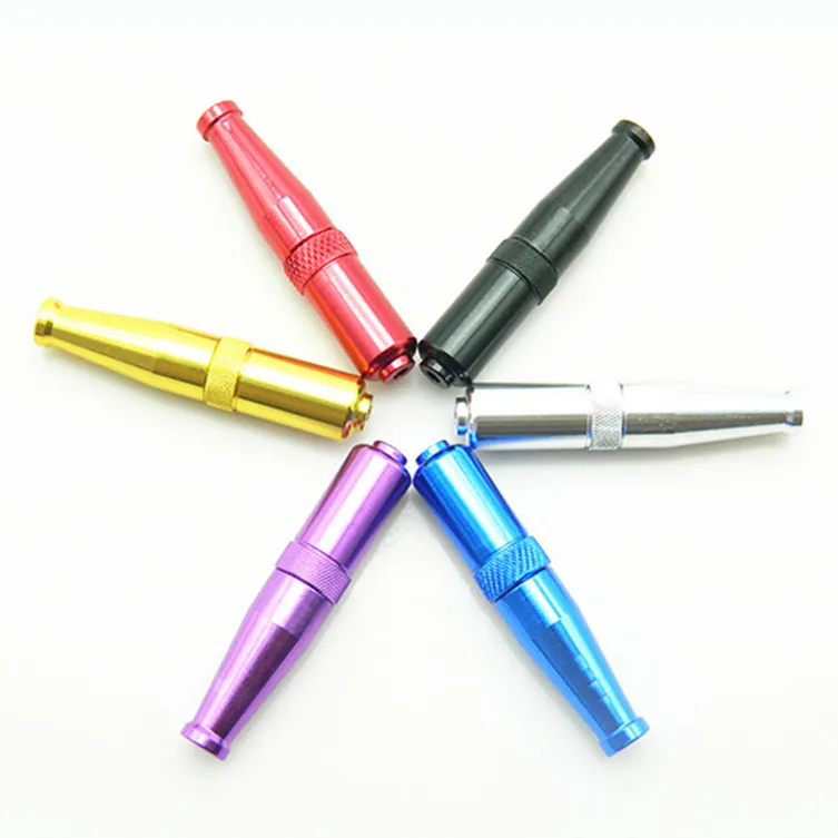 6 шт./лот металлическая мини трубка с рыбьим ртом табачная бутылка для курения