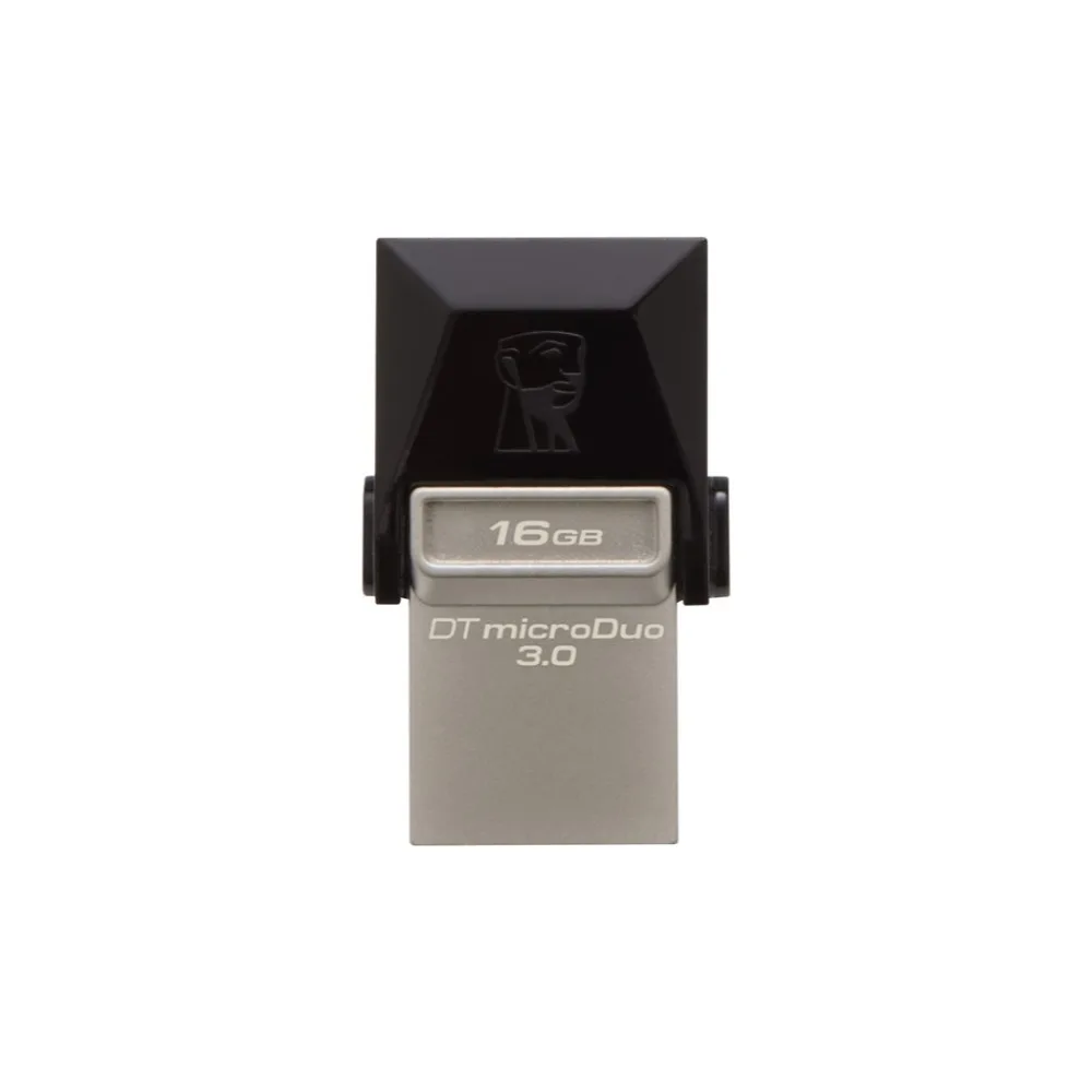 Kingston technology DataTraveler 16 GB microDuo 3 0 (3 1 Gen 1) разъем usb type-A поворотный черный горячая