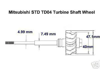 Комплект прокладок турбины производства компании kinugawa колеса для Mitsubishi TD04 STD/3000GT