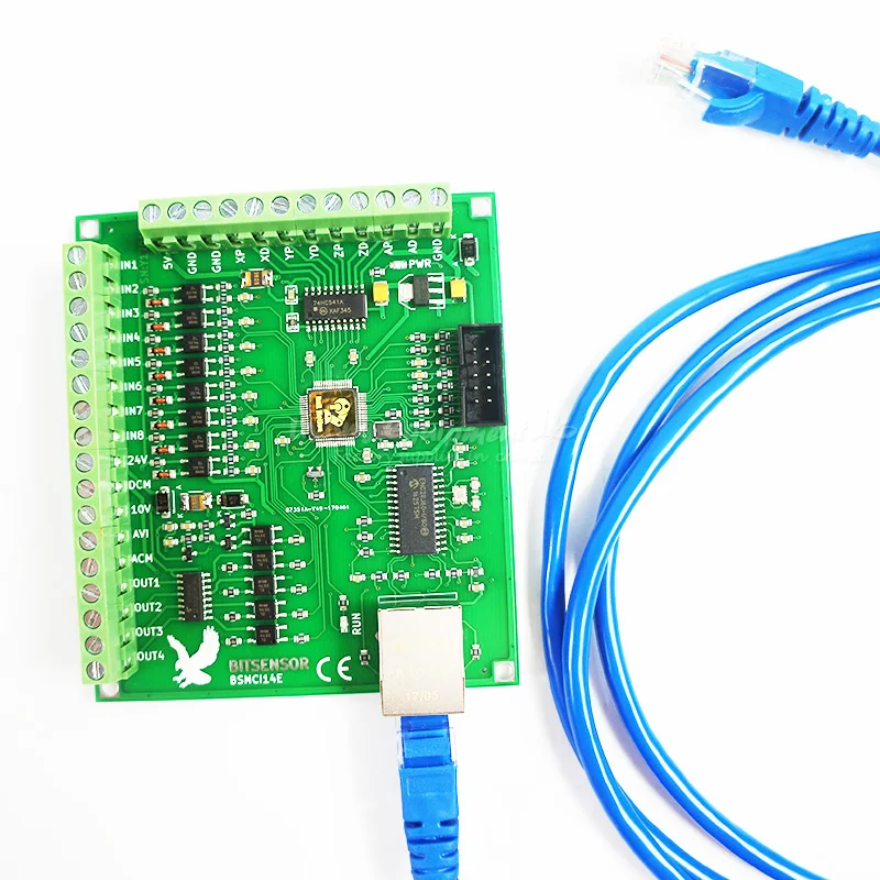 Плата контроллера 200 кгц MACH3 плата для чпу гравировки 4 осевой порт Ethernet|board board|board