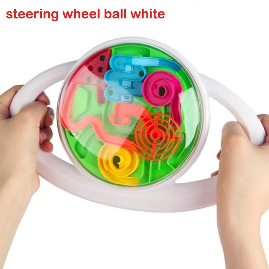steering wheel ball2 3D головоломка волшебный Perplexus лабиринт интерактивная игра Лабиринт, 99-299 вызовы IQ баланс Развивающие игрушки для детей и взрослых - Цвет: steering wheel ball2