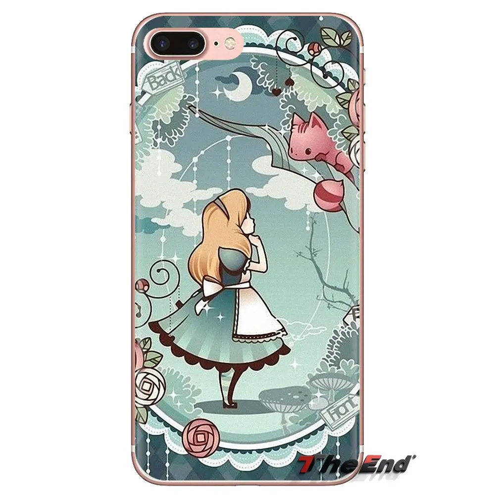 Мягкие прозрачные чехлы для Samsung Galaxy S3 S4 S5 Mini S6 S7 Edge S8 S9 S10 Plus Note 3 4 5 8 9 Alice in Wonderland |