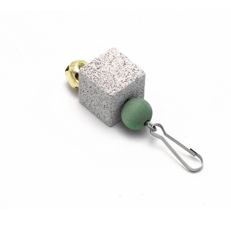 Игрушки для попугаев 2 шт. шлифовальный камень рта игрушки птиц молярная каменная