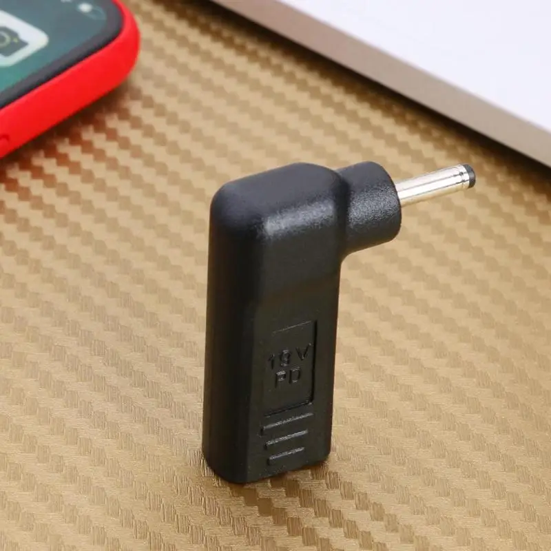 90 градусов USB 3 1 Type C гнездовой до 0x1 мм Штекерный адаптер питания постоянного тока|