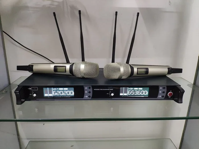 Тюра разнесенный приемник 615-675 МГц Ручной UHF двойной SKM9000 караоке KTV профессиональный сценический беспроводной микрофон