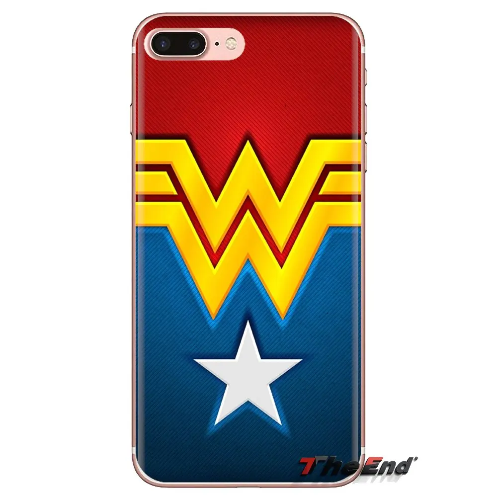 Женская одежда Wonder woman цвет для Xiaomi Redmi 4A S2 Note 3 3S 4 4X 5 Plus 6 7 6A Pro Pocophone F1 прозрачные
