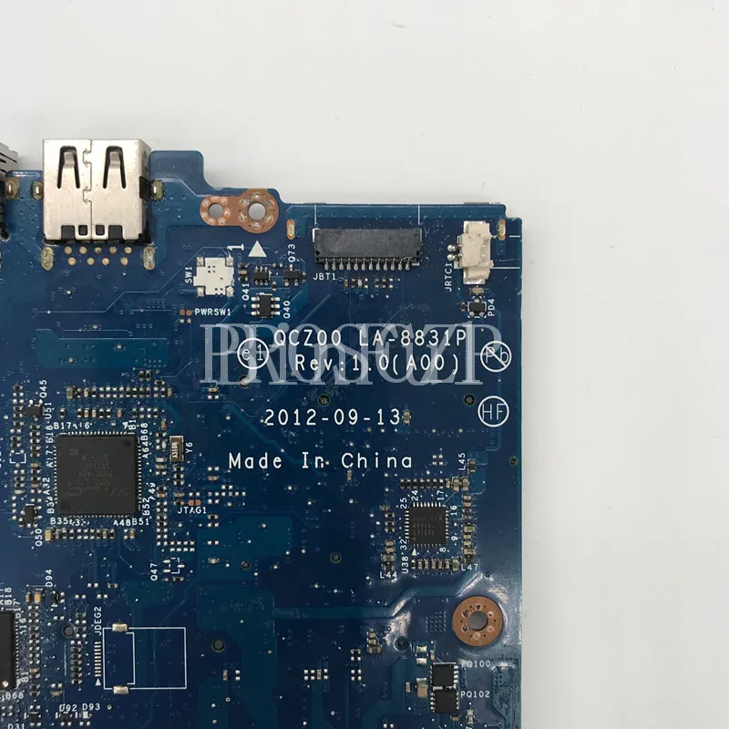 Бесплатная доставка материнской платы ноутбука Latitude 6430U QCZ00 LA-8831P с SR0XH I7-3687U CPU