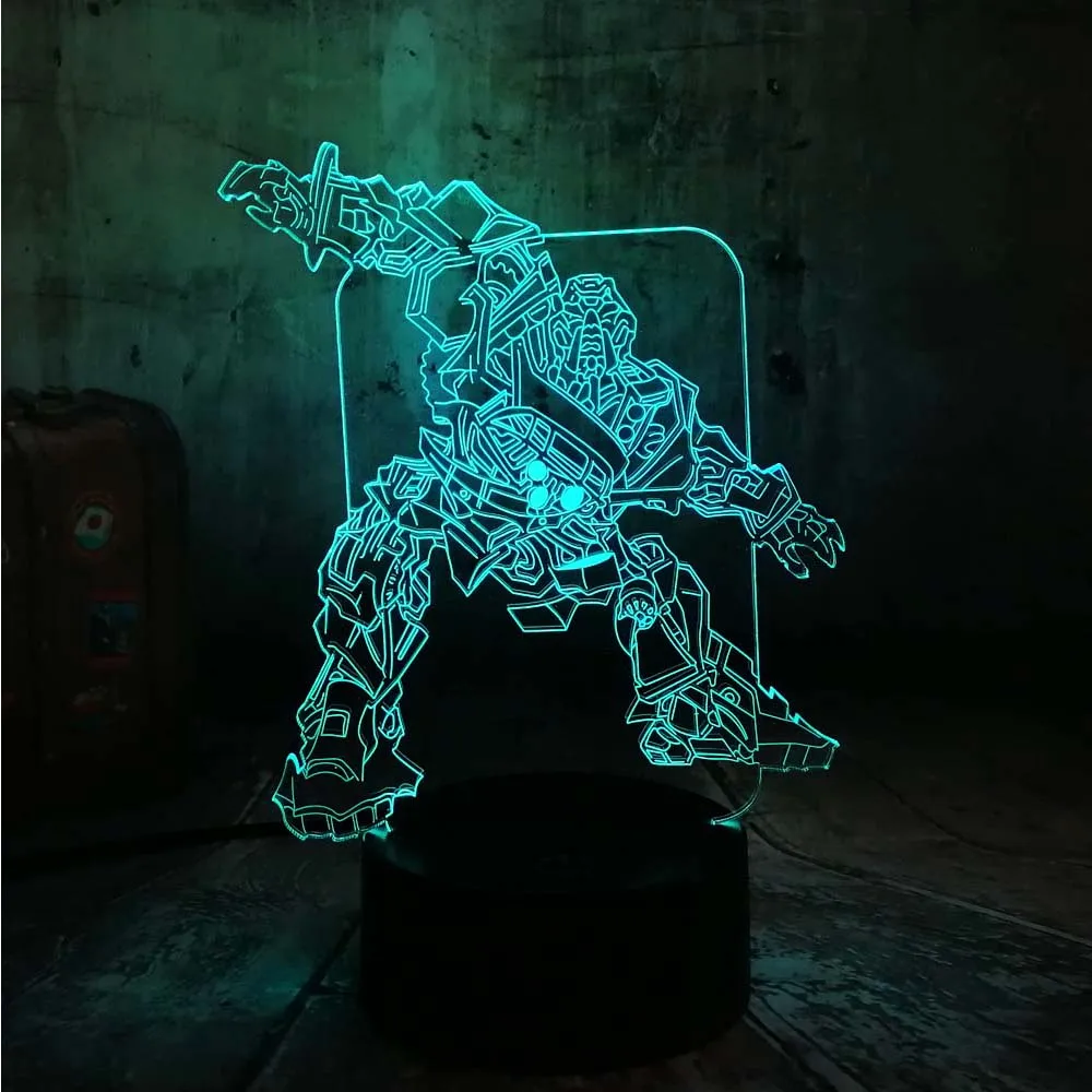 3D лампа с храповым механизмом трансформатор Автоботы скорая помощь робот