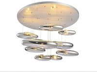space water drop modernceiling mounted lighting luminaire science and technology