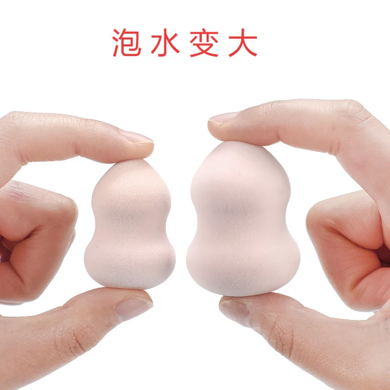 3 PCS Mini Hoist + Water Drop Beveled Puff Beauty Makeup Egg Sponge Wet And Dry |