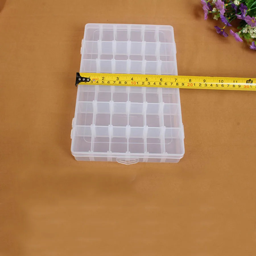 Прозрачная коробка для инструментов пластиковая хранения съемный дизайн