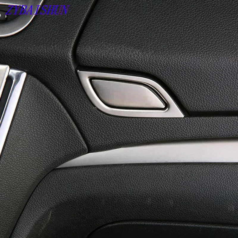 

Ящик для хранения приборной панели из нержавеющей стали, украшение для салона автомобиля, подходит для Vauxhall Opel Mokka BUICK ENCORE 2013-2015