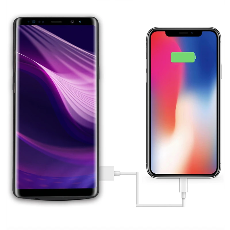 NTSPACE 5000 мАч Внешний аккумулятор Зарядка чехол для samsung Galaxy Note 9 батарея Чехол портативный резервный банк питания крышка