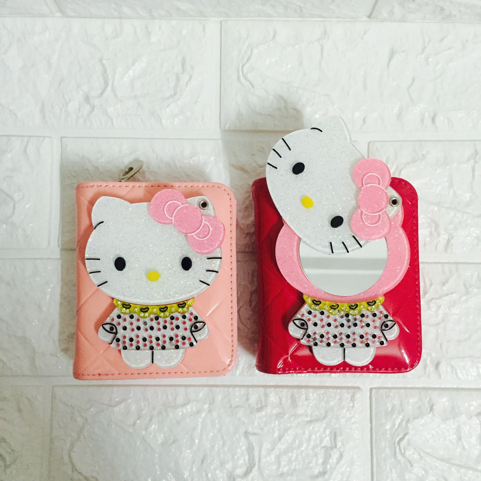 Карманные кошельки Hello Kitty по долларовой цене короткие милые женские кожаные