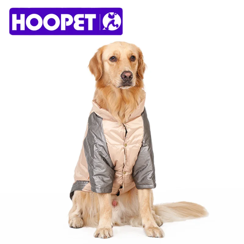 Hoopet Одежда для собак стеганая куртка зимняя теплая больших костюм одежда