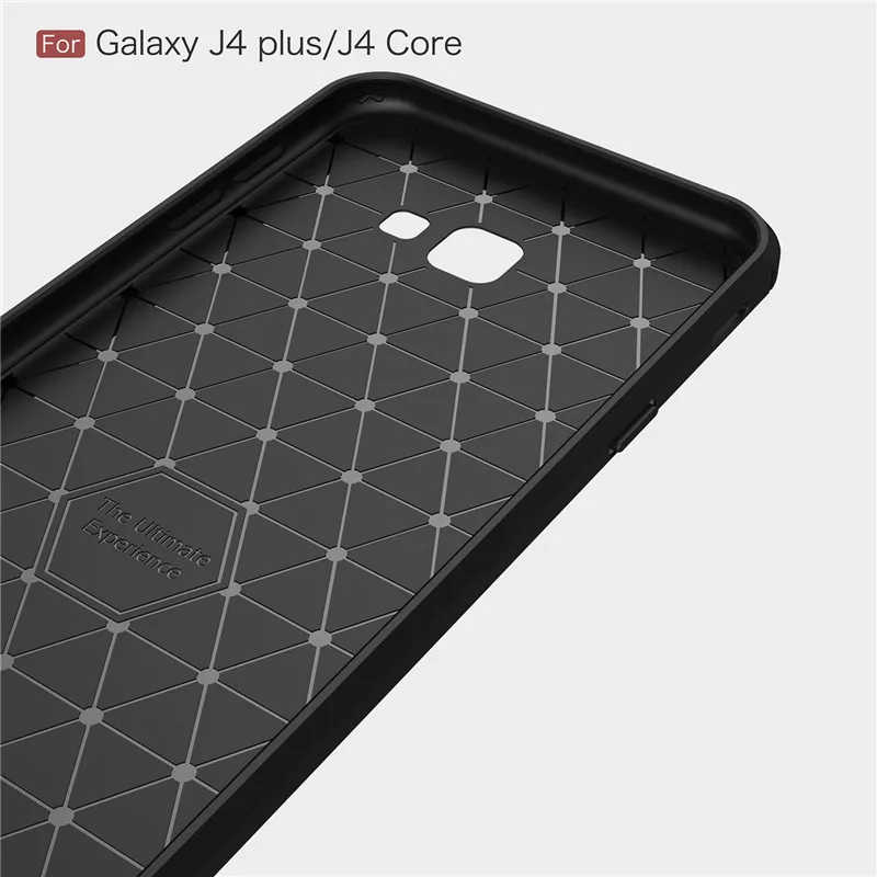 Чехол из углеродного волокна для Samsung Galaxy J4 Core задняя крышка Бампер Core|Бамперы| |