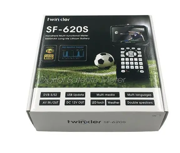 Спутниковый искатель Twinkler sf-620s Satlink Cccams Powervu Wifi DVB-S2 спектр USB Cctv-камера
