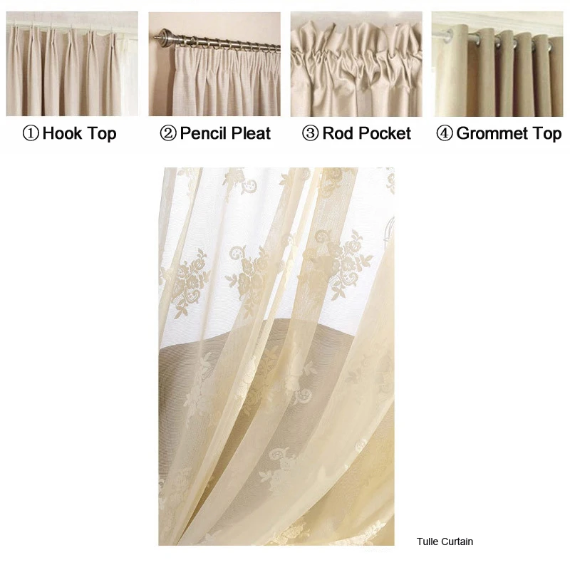 

European Jacquard Blackout Curtains for the Bedroom Elegant Window Curtains for Living Room Modern Bedroom Curtains