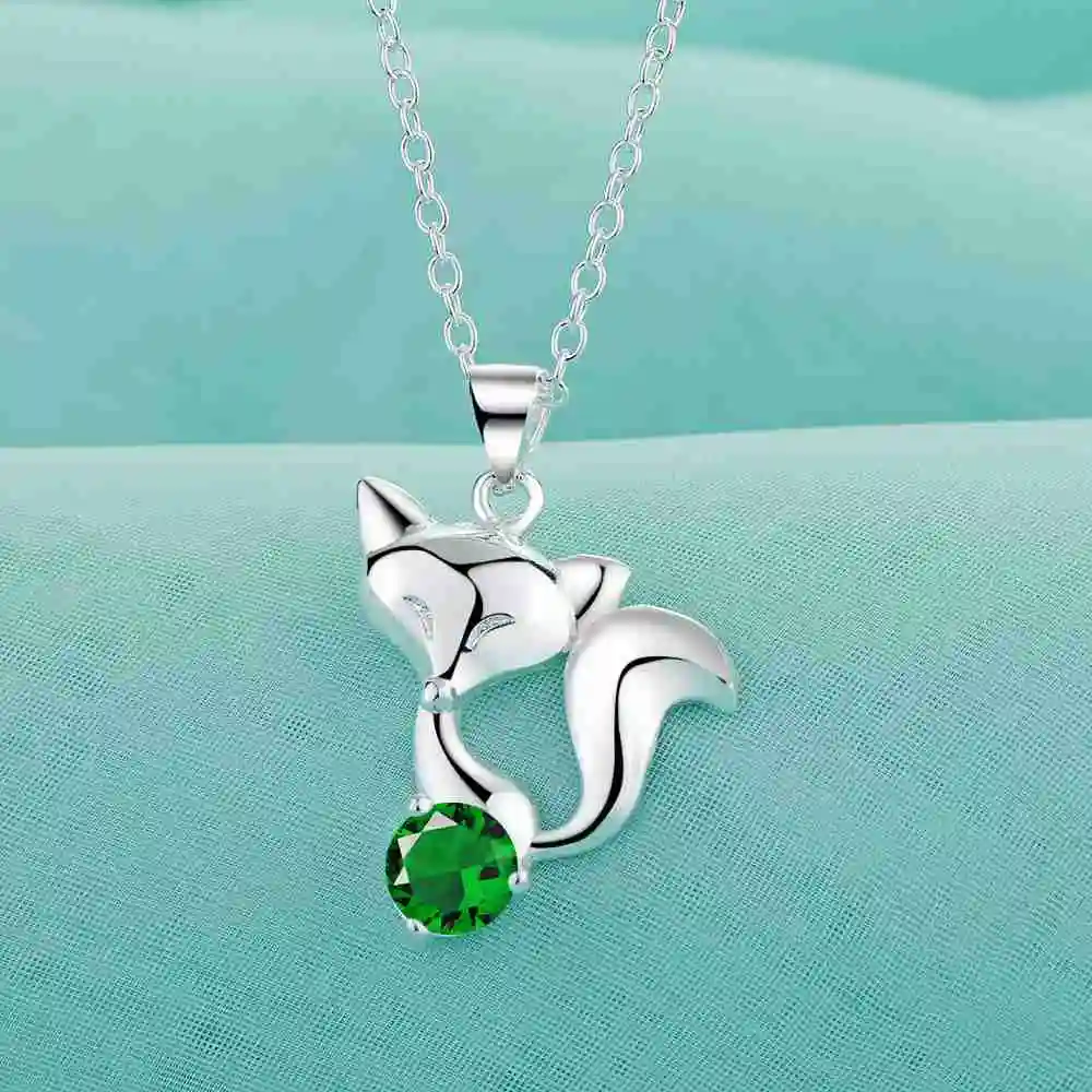 Оптовая продажа посеребренные очаровательные ювелирные изделия ожерелье