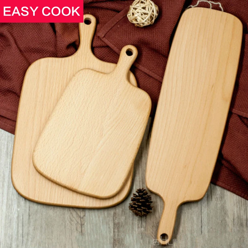 Деревянная доска для выпечки из Букового дерева разделочная сыра 3 размера блок