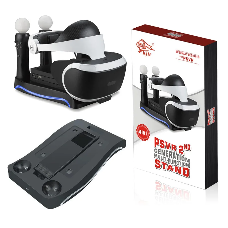 4 в 1 база зарядное устройство Подставка док станция для PS3 move VR PS гарнитура/Move