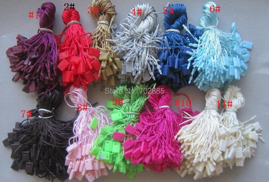 1000 шт. в партии качественные пластиковые ярлыки для уплотнения струн