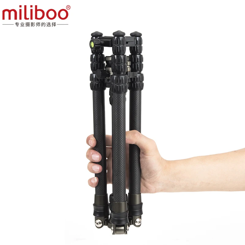 Miliboo MEB портативный углеродное волокно светильник вес путешествия Tripd 52 "/135 см