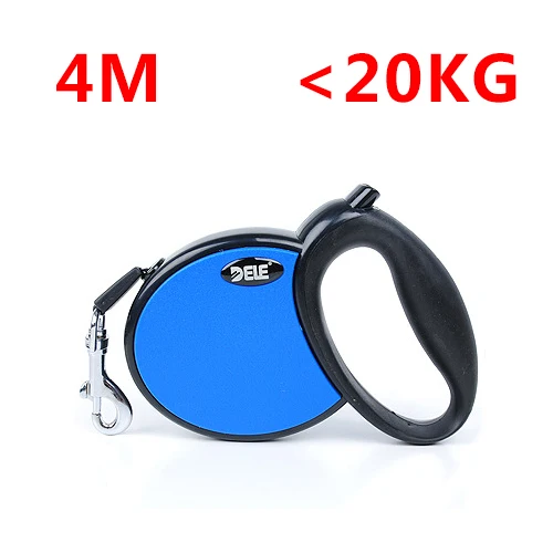 NavyBlue 4M 20KG Лучшее собака воротники цепи собака привести retractable поводок собаки упряёи ёивотного chain pet продукт товаров веревку цепи 25kg 40kg большая собака - Цвет: NavyBlue 4M 20KG