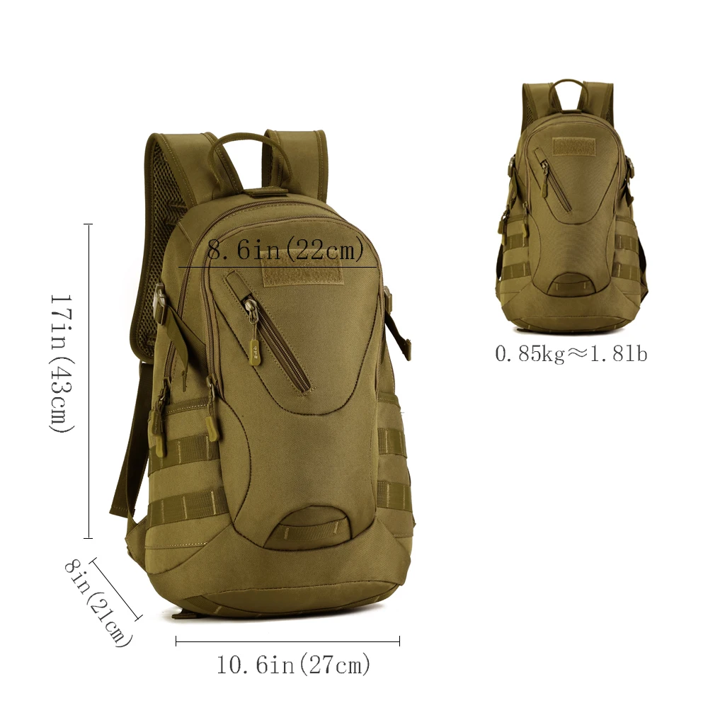 INDEPMAN Outdoor 20L Sport Bags Tactical Bag Military Waterproof backpack Hunting Camping Hiking Travel Backpack | Спорт и