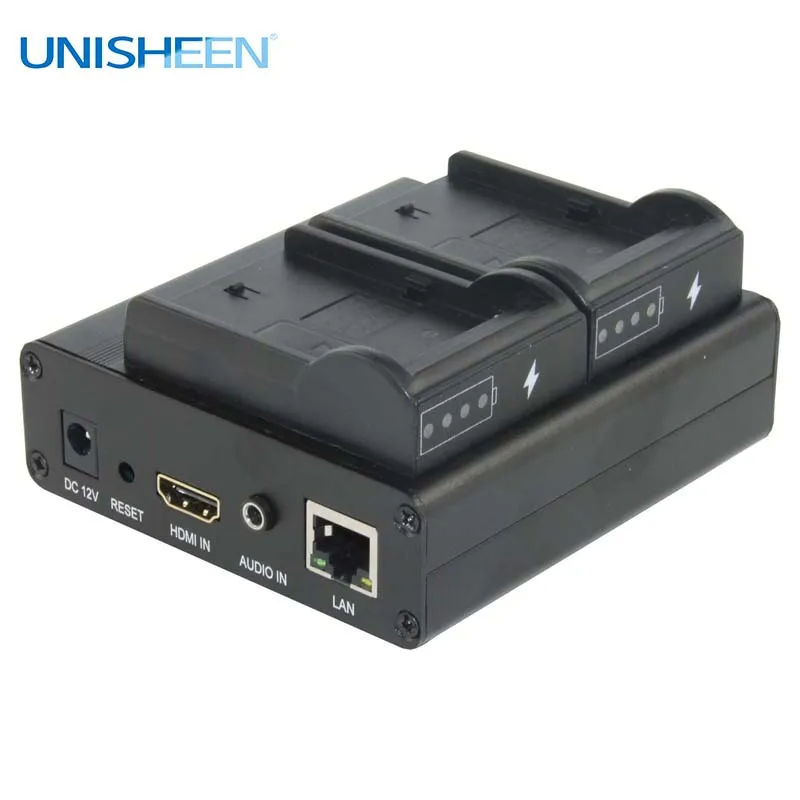 Кодировщик видео Unisheen H.265 H.264 SRT 2 4G 5 8G WIFI HDMI сверхдлительный срок службы Vmix Wowza Youtube
