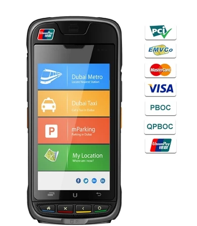 Сканер штрих кода emv кардридер NFC IC Smartcard карманный терминал pos для android|terminal pos|terminal
